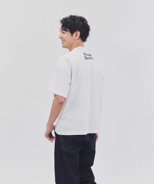 Ocean Pacific(オーシャンパシフィック)の「【OCEAN PACIFIC】フォト半袖Tシャツ(Tシャツ/カットソー・メンズ・オフホワイト/ブラック・M/L/XL)」の9枚目の写真