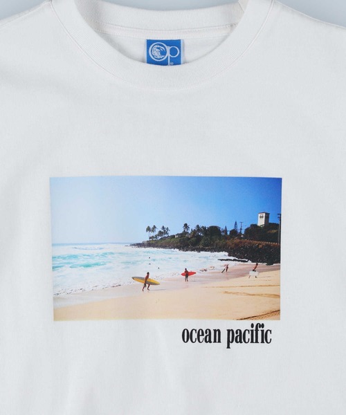 Ocean Pacific(オーシャンパシフィック)の「【OCEAN PACIFIC】フォト半袖Tシャツ(Tシャツ/カットソー・メンズ・オフホワイト/ブラック・M/L/XL)」の4枚目の写真