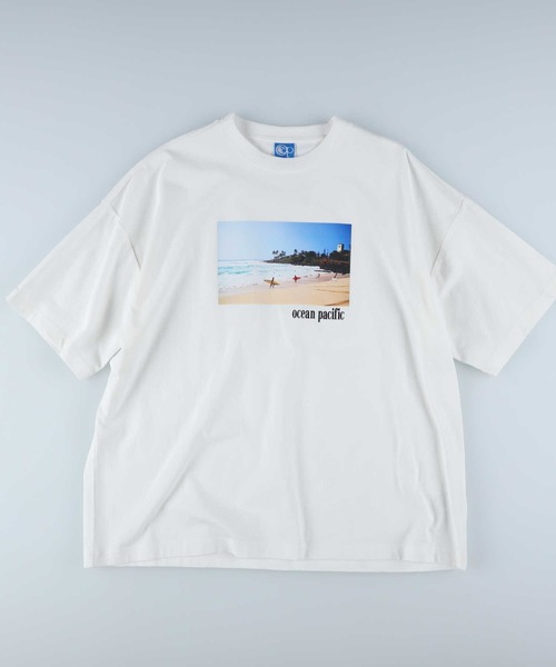Ocean Pacific(オーシャンパシフィック)の「【OCEAN PACIFIC】フォト半袖Tシャツ(Tシャツ/カットソー・メンズ・オフホワイト/ブラック・M/L/XL)」の8枚目の写真