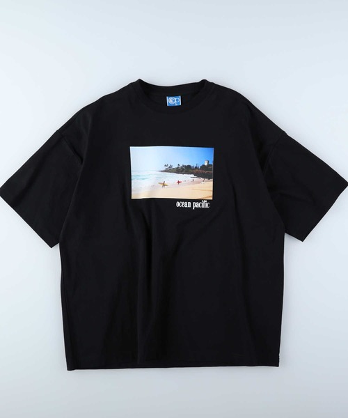 Ocean Pacific(オーシャンパシフィック)の「【OCEAN PACIFIC】フォト半袖Tシャツ(Tシャツ/カットソー・メンズ・オフホワイト/ブラック・M/L/XL)」の6枚目の写真