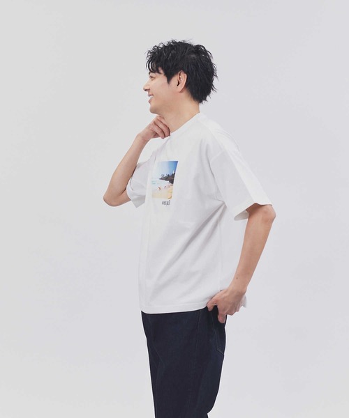 Ocean Pacific(オーシャンパシフィック)の「【OCEAN PACIFIC】フォト半袖Tシャツ(Tシャツ/カットソー・メンズ・オフホワイト/ブラック・M/L/XL)」の10枚目の写真