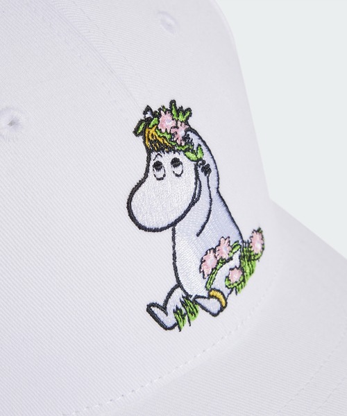 adidas（アディダス）の「アディダス オリジナルス × ムーミン ベースボールキャップ / アディダスオリジナルス adidas Originals（キャップ・キッズ・ホワイト・SMALL/MEDIUM）」の3枚目の写真