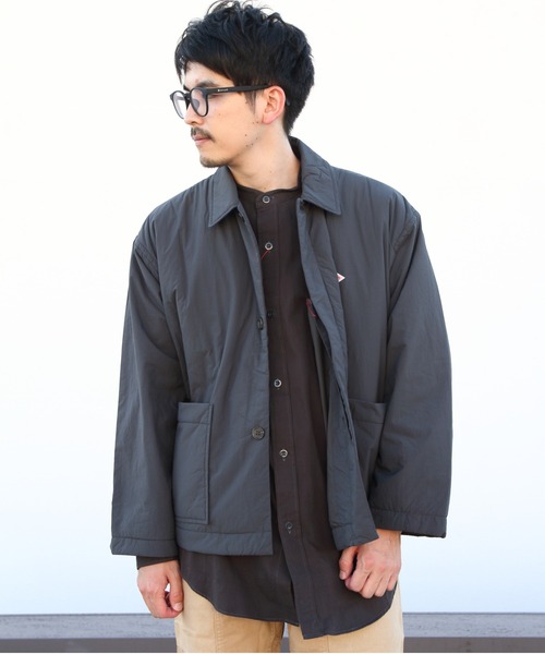 【２枚セット】ダントン　DANTON カバーオール ベージュ・ネイビー DANTON（ダントン）の「DANTON MICRO TAFTA COVERALLS（カバーオール
