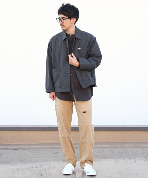 【２枚セット】ダントン　DANTON カバーオール ベージュ・ネイビー DANTON（ダントン）の「DANTON/ダントン カバーオール COVERALLS DT