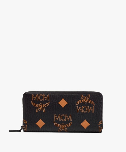 MCM(エムシーエム)の「ジップアラウンド ウォレット - マキシ ヴィセトス(財布・メンズ・ブラック/ブラウン・ONE SIZE)」の2枚目の写真