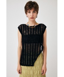 MOUSSY（マウジー）の「TAPE YARN KNIT タンクトップ（タンクトップ・レディース）」