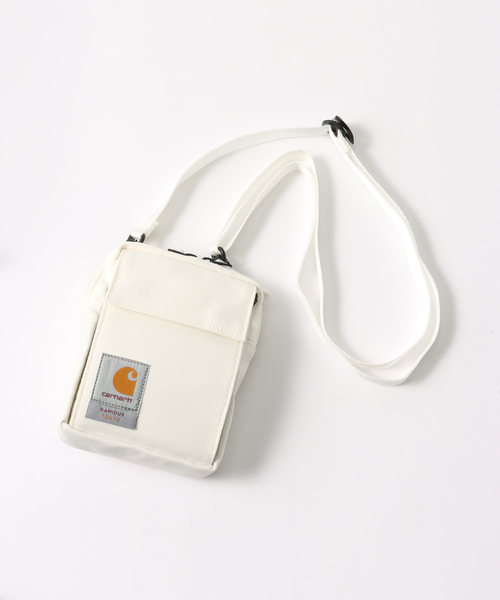 417 EDIFICE(フォーワンセブンエディフィス)の「【RAMIDUS×CARHART】 WALLET POUCH(ボディバッグ/ウエストポーチ・メンズ・ホワイト/ブラウン・FREE)」の2枚目の写真