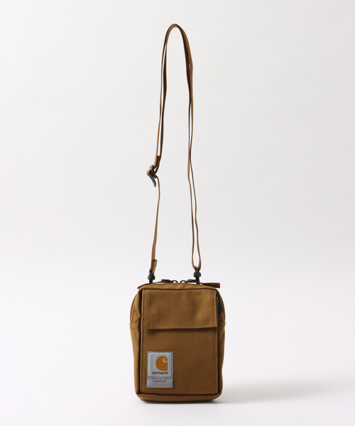 417 EDIFICE(フォーワンセブンエディフィス)の「【RAMIDUS×CARHART】 WALLET POUCH(ボディバッグ/ウエストポーチ・メンズ・ホワイト/ブラウン・FREE)」の3枚目の写真