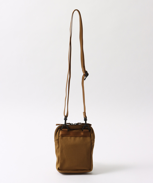 417 EDIFICE(フォーワンセブンエディフィス)の「【RAMIDUS×CARHART】 WALLET POUCH(ボディバッグ/ウエストポーチ・メンズ・ホワイト/ブラウン・FREE)」の5枚目の写真