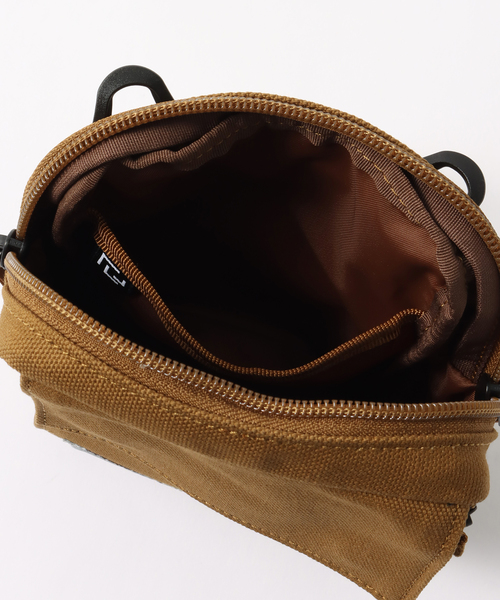 417 EDIFICE(フォーワンセブンエディフィス)の「【RAMIDUS×CARHART】 WALLET POUCH(ボディバッグ/ウエストポーチ・メンズ・ホワイト/ブラウン・FREE)」の9枚目の写真