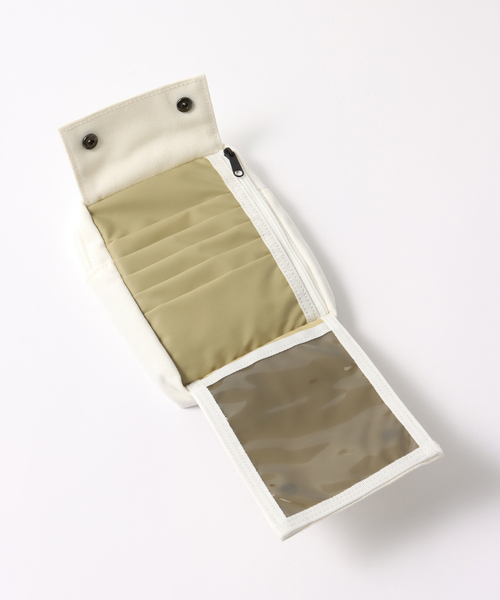 417 EDIFICE(フォーワンセブンエディフィス)の「【RAMIDUS×CARHART】 WALLET POUCH(ボディバッグ/ウエストポーチ・メンズ・ホワイト/ブラウン・FREE)」の10枚目の写真