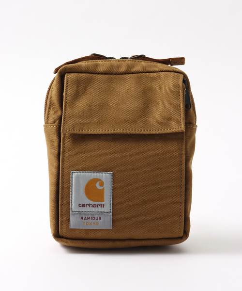 417 EDIFICE(フォーワンセブンエディフィス)の「【RAMIDUS×CARHART】 WALLET POUCH(ボディバッグ/ウエストポーチ・メンズ・ホワイト/ブラウン・FREE)」の17枚目の写真