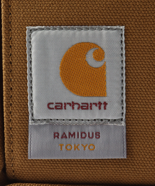 417 EDIFICE(フォーワンセブンエディフィス)の「【RAMIDUS×CARHART】 WALLET POUCH(ボディバッグ/ウエストポーチ・メンズ・ホワイト/ブラウン・FREE)」の18枚目の写真