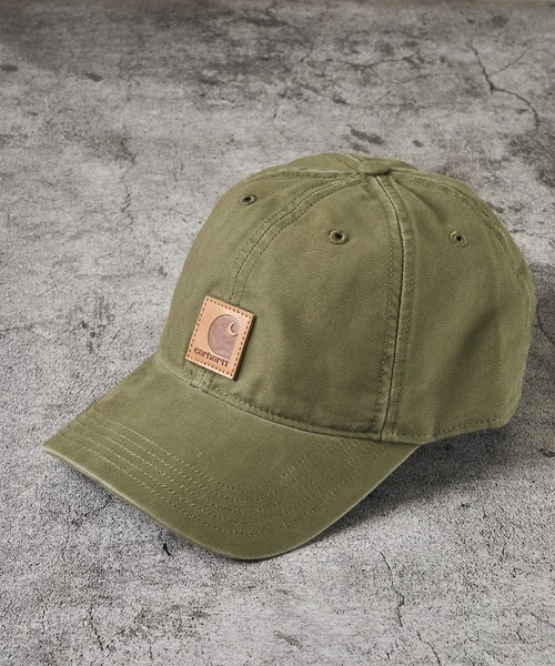 Carhartt（カーハート）の「【Carhartt / カーハート】Canvas Cap（キャップ・メンズ・ネイビー/ブラック/グレー/ブラウン/グリーン・FREE）」の4枚目の写真