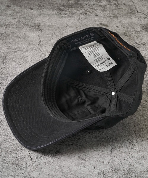 Carhartt（カーハート）の「【Carhartt / カーハート】Canvas Cap（キャップ・メンズ・ネイビー/ブラック/グレー/ブラウン/グリーン・FREE）」の14枚目の写真