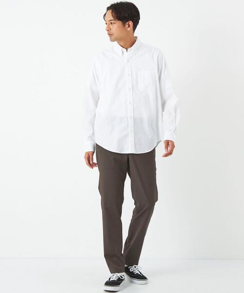 green label relaxing（グリーンレーベルリラクシング）の「TWサージ ナロー ユーティリティー パンツ -ウォッシャブル・防シワ-（その他パンツ・メンズ・ダークブラウン/ダークグレー/ネイビー/その他1・M/L/XL/S）」の8枚目の写真