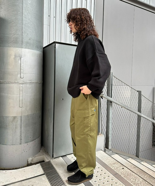 CIAOPANIC（チャオパニック）の「ハーフジップローゲージニットプルオーバー（ニット/セーター・レディース・オレンジ/ホワイト/ブラウン/ブラック/ブルー・M/L）」の15枚目の写真