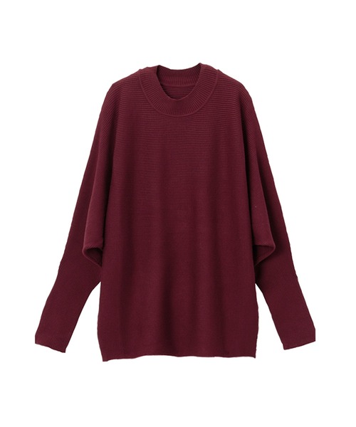 CHAN ME（チャンミ）の「袖ドルマンリブニット（ニット/セーター・レディース・ワイン/イエロー/モカ/アイボリー/ブルー/ライトグレー/ブラック・MEDIUM/X-LARGE/LARGE）」の19枚目の写真