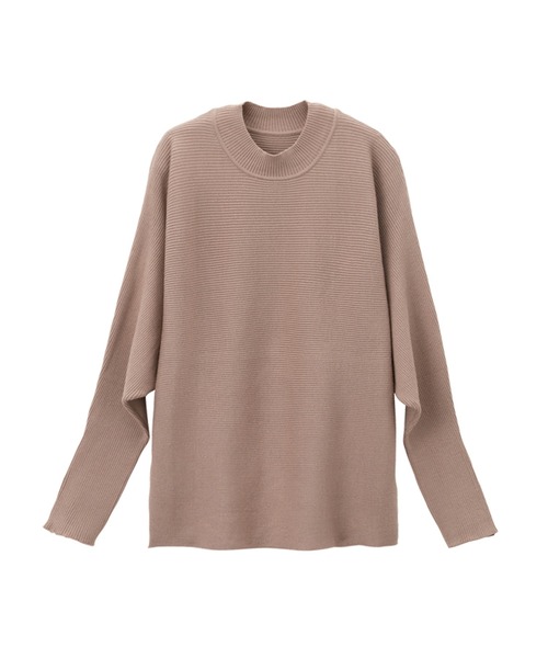 CHAN ME（チャンミ）の「袖ドルマンリブニット（ニット/セーター・レディース・ワイン/イエロー/モカ/アイボリー/ブルー/ライトグレー/ブラック・MEDIUM/X-LARGE/LARGE）」の15枚目の写真