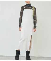 ANAP | スポンジニットキャミソールロングワンピース ノースリーブ(ワンピース)