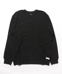 CREW/BANKS(バンクス)無地長袖スウェットトレーナー