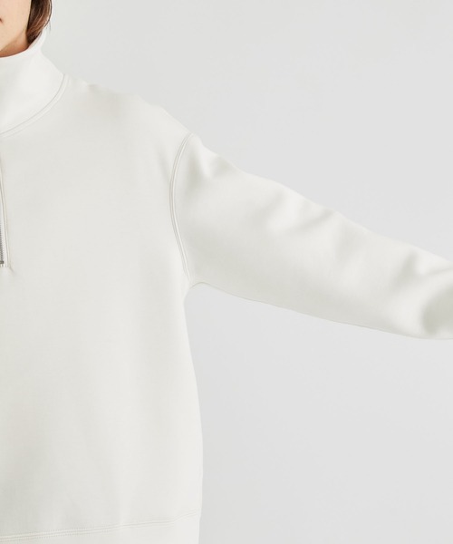 STUDIOUS（ステュディオス）の「ZEROグラビティハーフジップ（スウェット・メンズ・アイボリー/ブラック/ミント・1/2）」の21枚目の写真