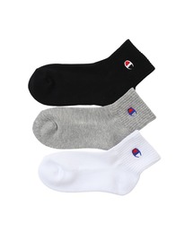 Champion | 【Champion/チャンピオン】キッズ 【3足組】ショートレングスソックス【ハーフパイル】(ソックス/靴下)