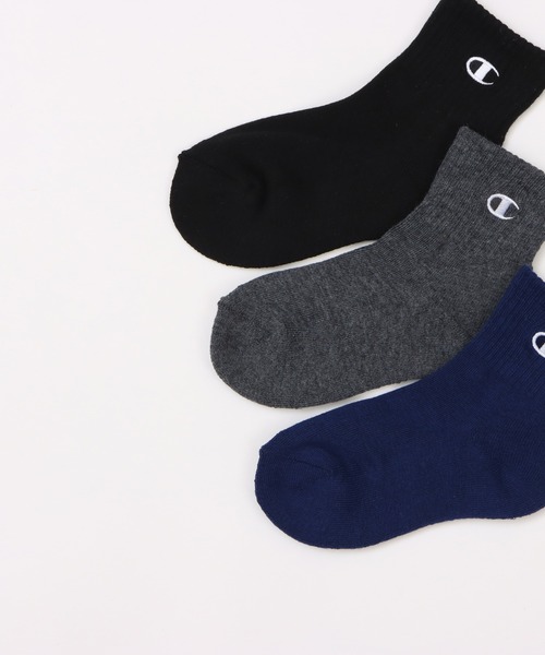 Champion（チャンピオン）の「【Champion/チャンピオン】キッズ 【3足組】ショートレングスソックス【ハーフパイル】（ソックス/靴下・キッズ・その他5/その他3/その他・FREE/15-19cm）」の9枚目の写真