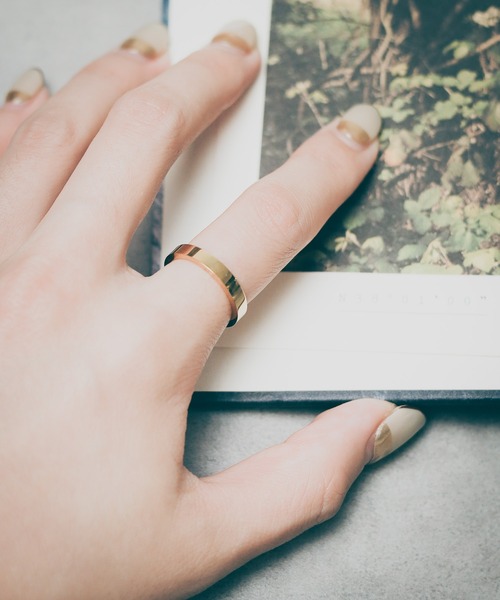 sunny branch(サニーブランチ)の「★stainless★flat design ring(リング・レディース・シルバー/ブラック/ゴールド・11号/13号/17号/19号/23号/8号)」の11枚目の写真