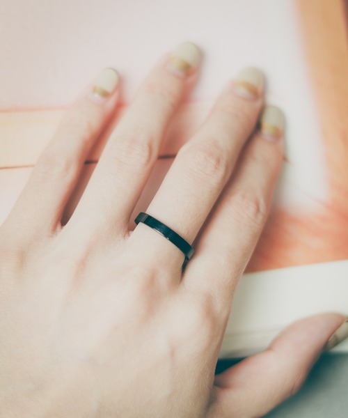 sunny branch(サニーブランチ)の「★stainless★flat design ring(リング・レディース・シルバー/ブラック/ゴールド・11号/13号/17号/19号/23号/8号)」の6枚目の写真