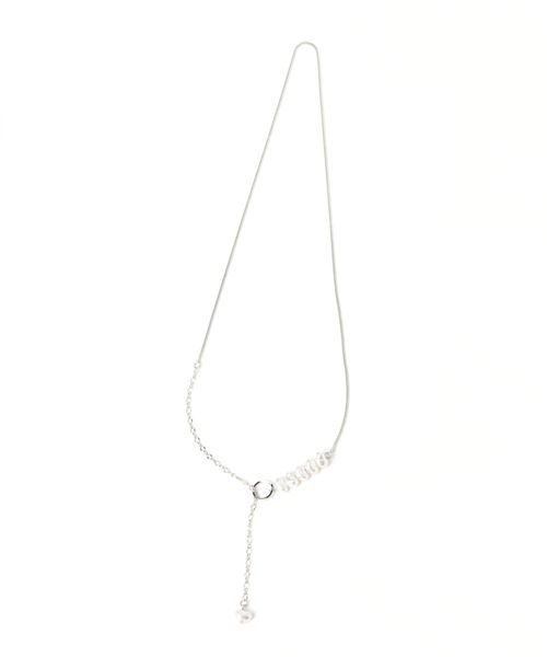 mysty woman（ミスティウーマン）の「パール付き華奢ネックレス 980284（ネックレス・レディース・ゴールド/シルバー・FREE）」の8枚目の写真