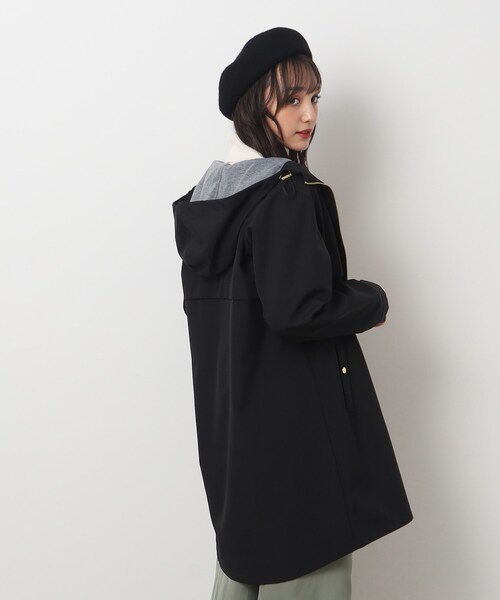 DRESKIP（ドレスキップ）の「◆【撥水】さっと羽織れて頼りになる フ－ド付き ボンディングコート（その他アウター・レディース・サンドベージュ/ブラック/カーキ・02/03/04）」の6枚目の写真