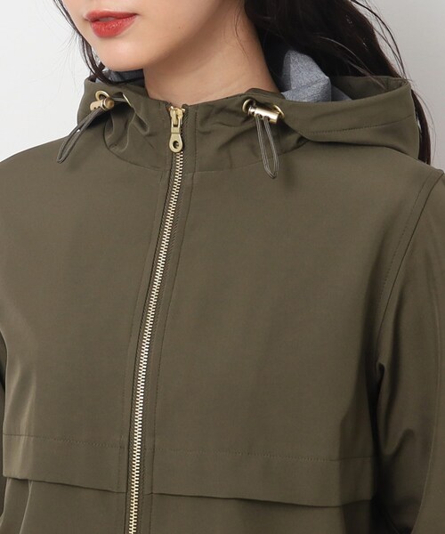 DRESKIP（ドレスキップ）の「◆【撥水】さっと羽織れて頼りになる フ－ド付き ボンディングコート（その他アウター・レディース・サンドベージュ/ブラック/カーキ・02/03/04）」の19枚目の写真