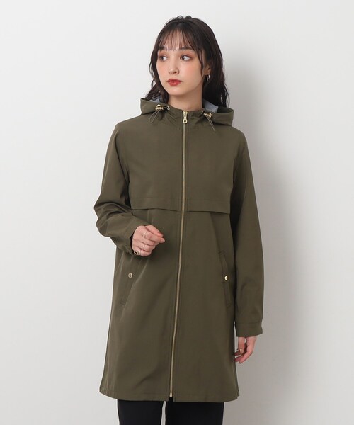 DRESKIP（ドレスキップ）の「◆【撥水】さっと羽織れて頼りになる フ－ド付き ボンディングコート（その他アウター・レディース・サンドベージュ/ブラック/カーキ・02/03/04）」の20枚目の写真