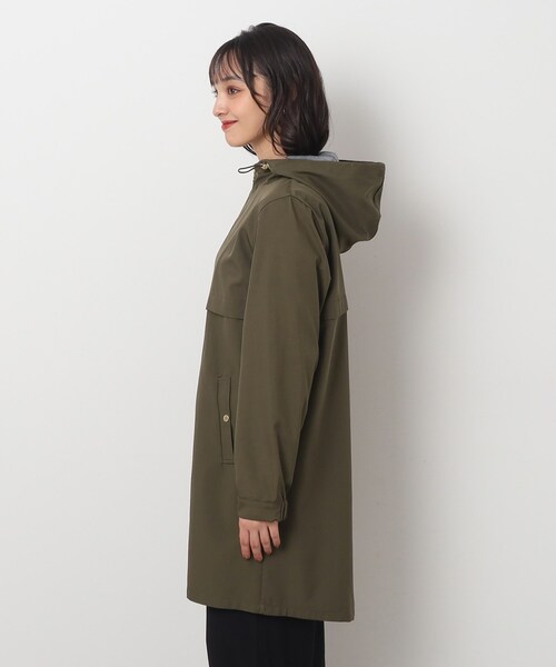 DRESKIP（ドレスキップ）の「◆【撥水】さっと羽織れて頼りになる フ－ド付き ボンディングコート（その他アウター・レディース・サンドベージュ/ブラック/カーキ・02/03/04）」の21枚目の写真