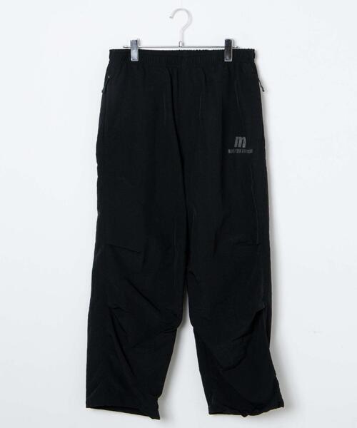 Manhattan Records(マンハッタン レコーズ)の「WEGO/【Manhattan Records】NYLON TRACK PANTS(カーゴパンツ・メンズ・ブラック・LARGE/MEDIUM)」の3枚目の写真