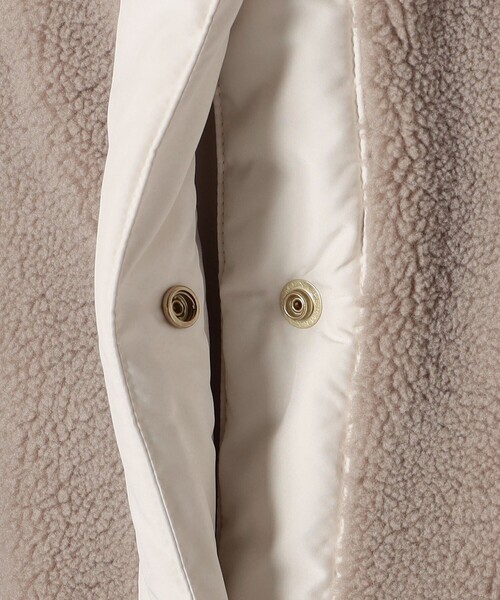 SHIPS（シップス）の「ボア キルティング リバーシブル フード コート ◇（その他アウター・レディース・オフホワイト/ライトグレー・ONE SIZE）」の12枚目の写真