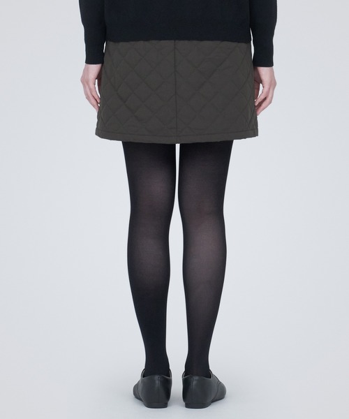 無印良品（ムジルシリョウヒン）の「洗える　キルティングミニスカート（スカート・レディース・ブラック/スモーキーグリーン系/ダークグレー・M/XXL/L/S/XL/XS）」の15枚目の写真