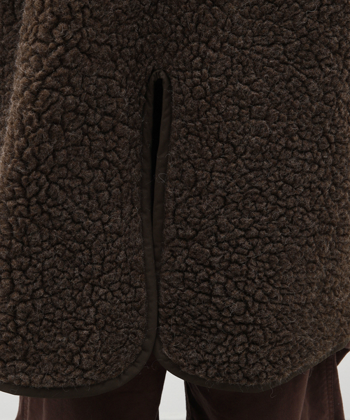 417 EDIFICE(フォーワンセブンエディフィス)の「【INNAT / インアット】 BOA FLEECE LINER VEST / ベスト(ブルゾン・メンズ・チャコールグレー/ブラウン・2)」の17枚目の写真