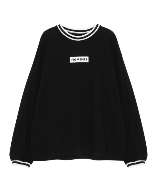 Figments（フィグメンツ）の「ラインリブロンT（Tシャツ/カットソー・レディース・ホワイト/ブラック・FREE）」の8枚目の写真