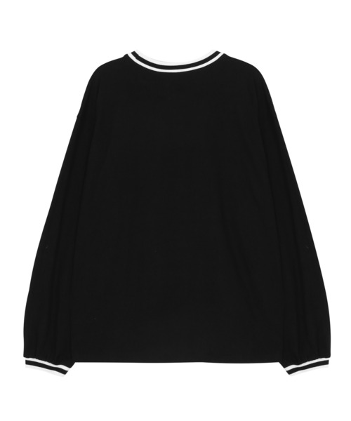 Figments（フィグメンツ）の「ラインリブロンT（Tシャツ/カットソー・レディース・ホワイト/ブラック・FREE）」の9枚目の写真