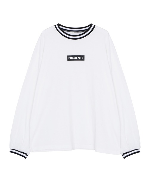 Figments（フィグメンツ）の「ラインリブロンT（Tシャツ/カットソー・レディース・ホワイト/ブラック・FREE）」の14枚目の写真