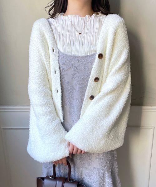 mysty woman（ミスティウーマン）の「ミックスモールツインニット 986369（ニット/セーター・レディース・アイボリー/モカ/ブラック・FREE）」の22枚目の写真