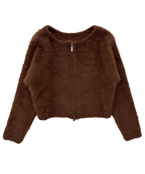 ラグジュアリーシャギートップス 楽天市場】シャギーニット（柄ロゴ）（トップス｜レディース