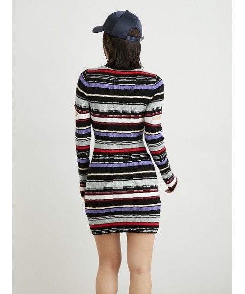 LILY BROWN(リリーブラウン)の「アームスリットニットミニワンピース(ワンピース・レディース・ホワイト/ピンク/その他/ブラック・FREE)」の14枚目の写真