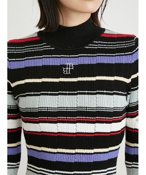 LILY BROWN(リリーブラウン)の「アームスリットニットミニワンピース(ワンピース・レディース・ホワイト/ピンク/その他/ブラック・FREE)」の12枚目の写真