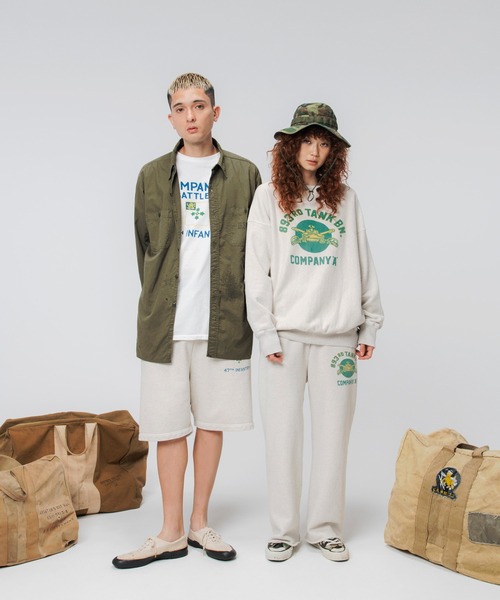 BOW WOW（バウワウ）の「47TH INFANTRY REGIMENT TEE（Tシャツ/カットソー・メンズ・ホワイト・XL/L）」の2枚目の写真