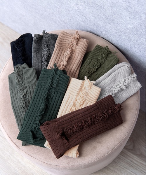 「kakko」(カッコ)の「レディーズ ダメージ加工ソックス 3足セット(ソックス/靴下・レディース・E/D/C/B/A・FREE)」の9枚目の写真