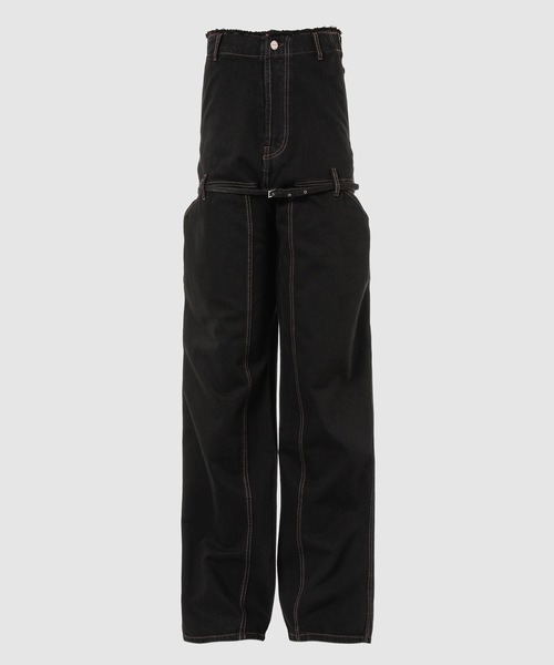 JACQUEMUS(ジャックムス)の「LE DE-NIMES CRIOLLO(その他パンツ・メンズ・ブラック/レッド・30/31/29)」の2枚目の写真