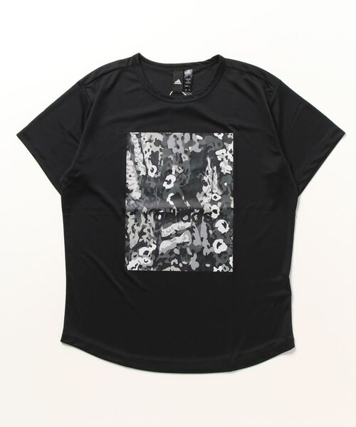 adidas（アディダス）の「adidas/アディダス W SE GRFX SS TEE/ウィメンズ グラフィック ショートスリーブTEE（Tシャツ/カットソー・レディース・ホワイト/ブラック/グレー・XL/M/L/S）」の2枚目の写真
